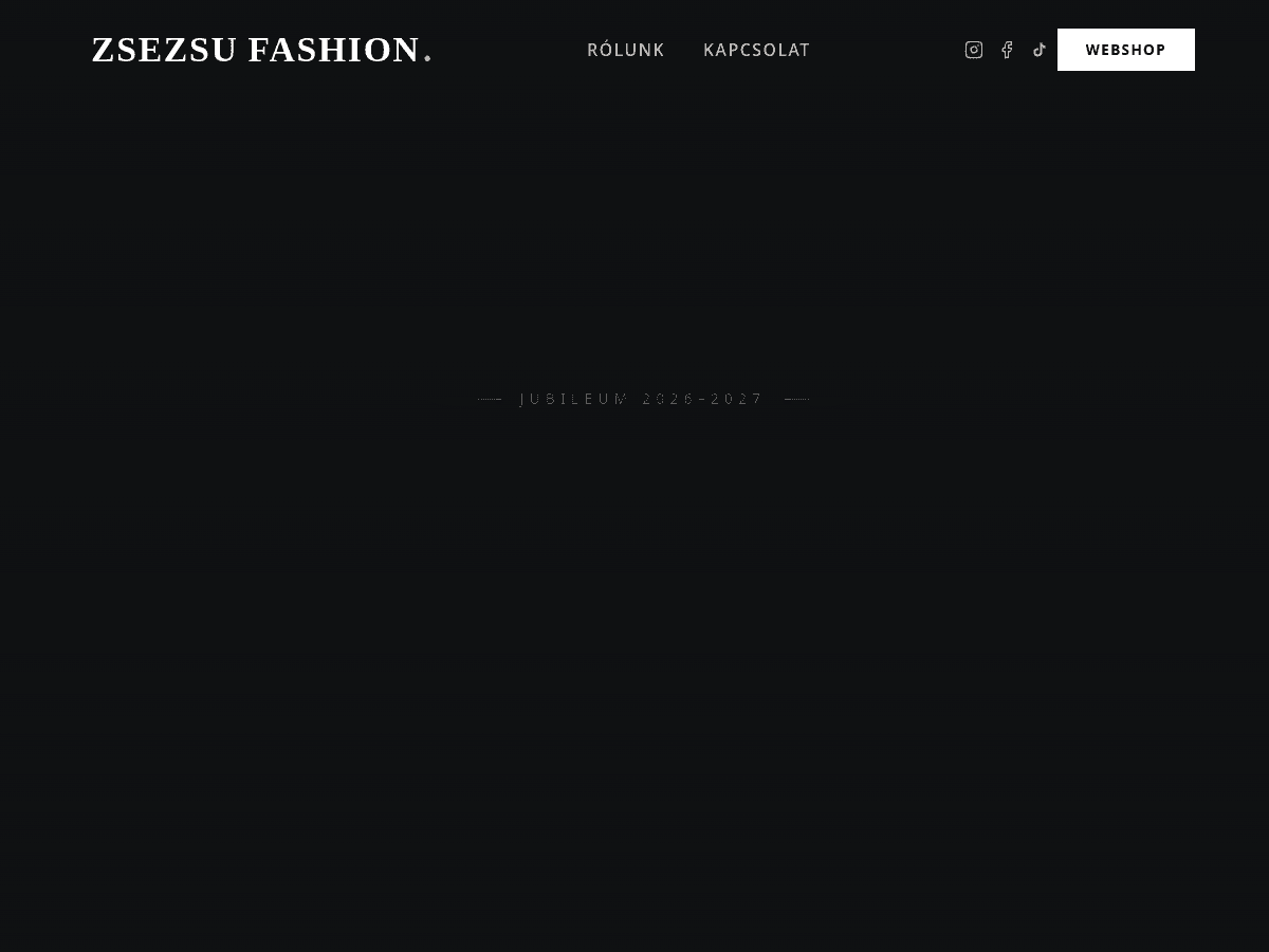 Zseszsu Fashion – Custom Website